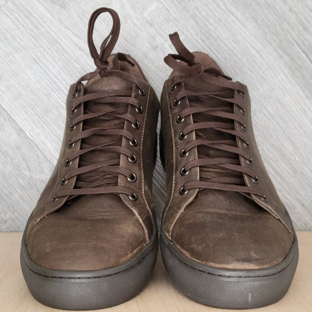 Thursday Boot Company Tobacco Leather Low-Top Sneakers US Size 11